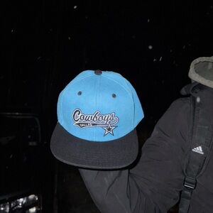 NFL Dallas Cowboys Two-Tone Blue and Black Snapback Hat
